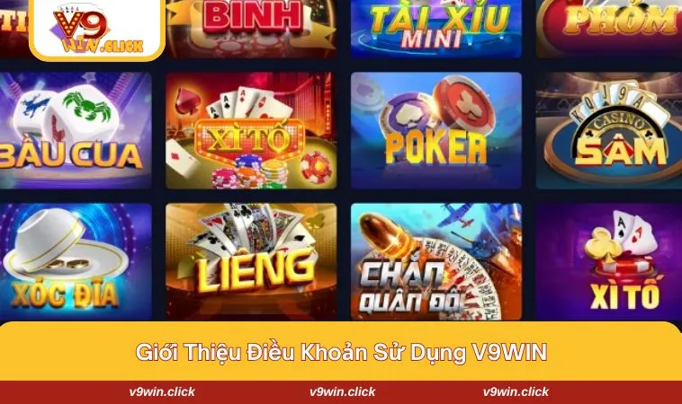 dieu khoan su dung 1 Điều khoản sử dụng V9WIN - Quy định quan trọng