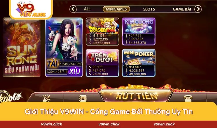 gioi thieu v9win 1 Giới thiệu V9WIN - Cổng game uy tín số #1